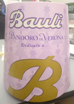 The pandoro of Verona front packaging
