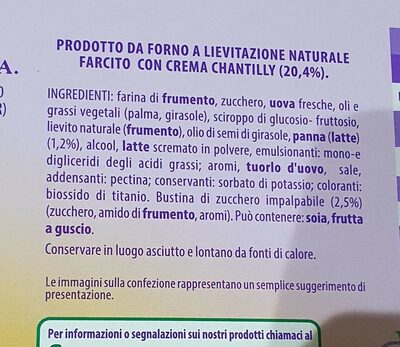 Torta Chantilly GR375 front packaging