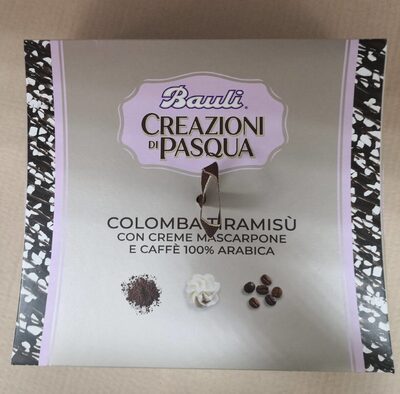 Colomba tiramisù front packaging