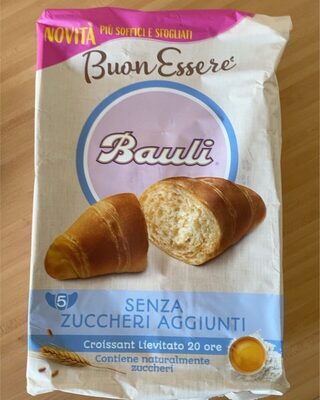 Croissant senza zuccheri aggiunti