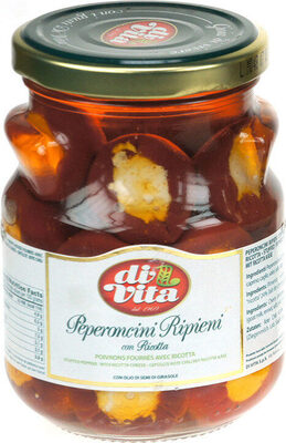Poivrons fourrés avec ricotta front packaging