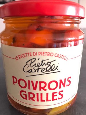 Poivrons Grillés 280 G - CASTELLI front packaging