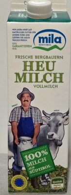 Latte fieno fresco di montagna intero