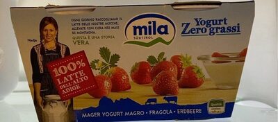 Yogurt zero grassi alla fragola
