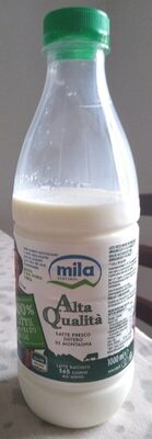 Latte fresco intero front packaging