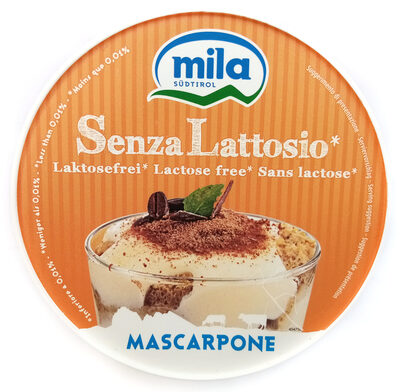 Mascarpone Senza Lattosio*