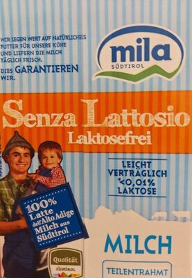 Latte senza lattosio