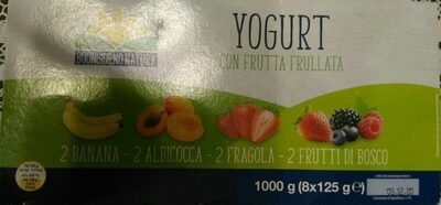 Yogurt con frutta frullato