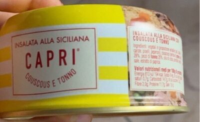 Insalata alla siciliana CAPRI cous cous e tonno