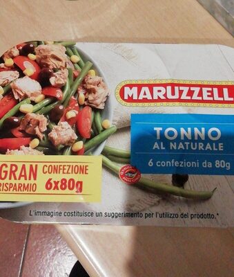 Tonno al naturale front packaging