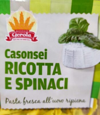 Casonsei ricotta e spinaci