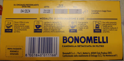 Buonanotte bonomelli front packaging