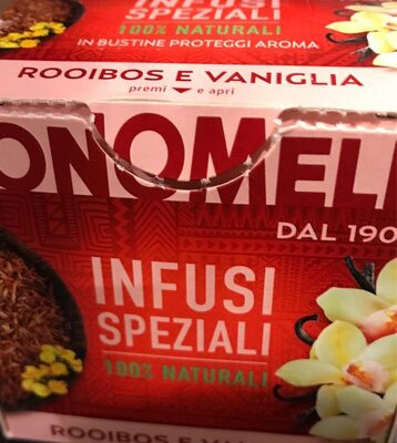 Infusi Speziali Rooibos e Vaniglia front packaging