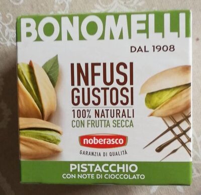 Infuso di erbe anacardi e pistacchi al gusto di cioccolato