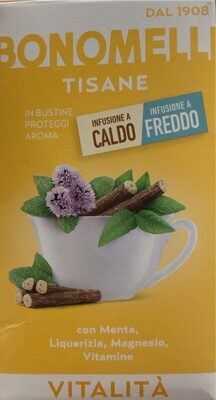 Bonomelli Tisane front packaging