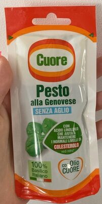 Pesto alla genovese senza aglio front packaging