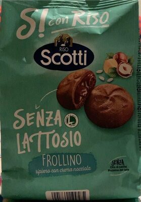 Frollino ripieno con crema nocciola