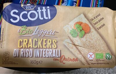 Crackers di riso integrali