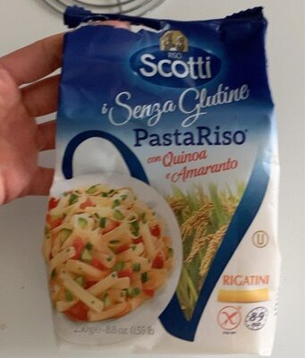 Pasta riso con quinoa e amaranto