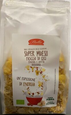 Super Muesli proteico zenzero e uvetta biologico