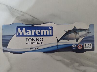 Tonno al naturale front packaging