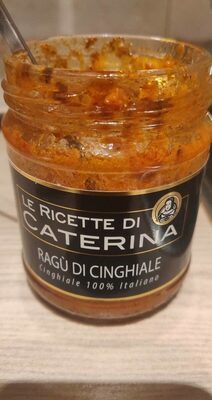 La Ricette Di Caterina Ragu' Di Cinghiale 580ML