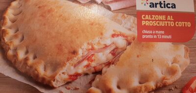 Calzone al prosciutto front packaging