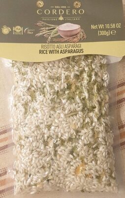 Risotto agli asparagi front packaging