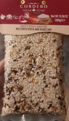 Risotto speck e radicchio