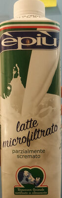 Latte microfiltrato parzialmente scremato