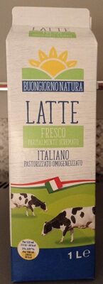 Latte fresco parzialmente scremato