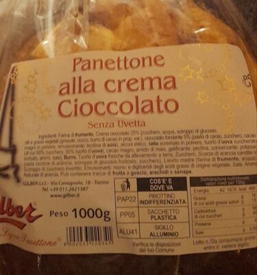 panettone front packaging