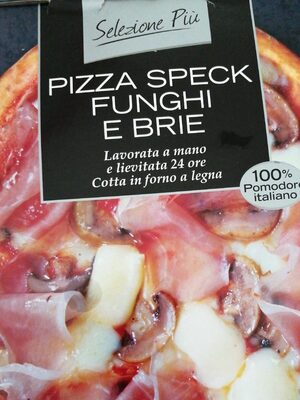 Pizza speck funghi brie