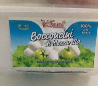 Bocconcini di mozzarella front packaging