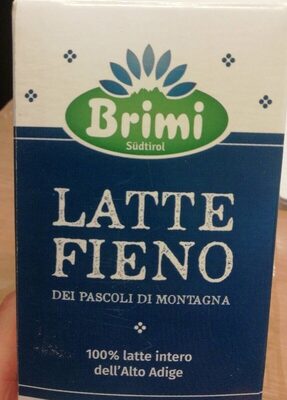 Latte fieno - Heumilch front packaging