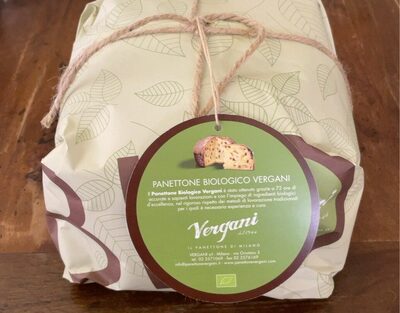 Panettone biologico front packaging