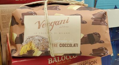Colomba ai tre cioccolati