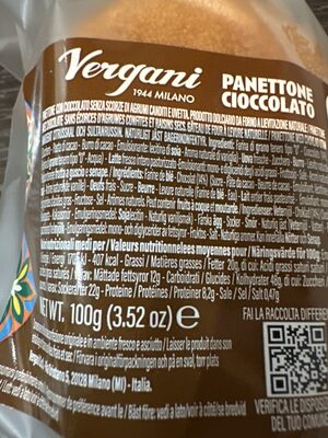 mini panettone cioccolato