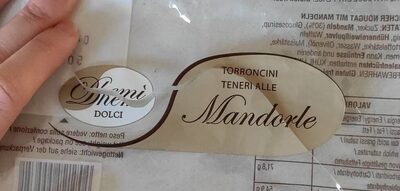Torroncini teneri alle mandorle front packaging