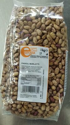 Fagioli borlotti front packaging