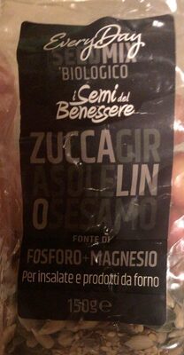 Energy day seed mix front packaging