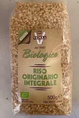 Riso originario integrale front packaging