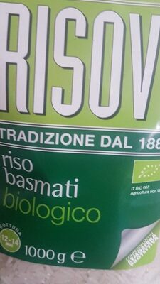 Riso basmati front packaging