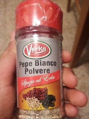 Pepe bianco in polvere