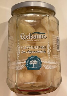 Cavolfiori in agrodolce front packaging