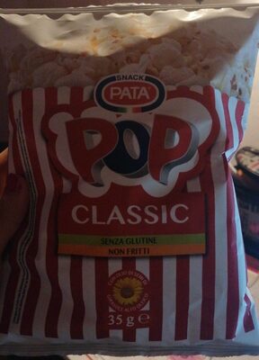 Pop corn front packaging