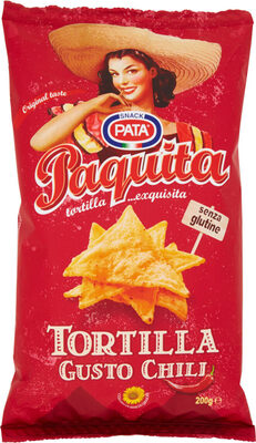 Paquìta tortilla gusto chili front packaging