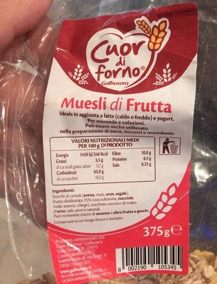 Muslei di frutta