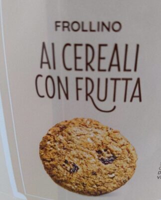 Frollini ai cereali con frutta