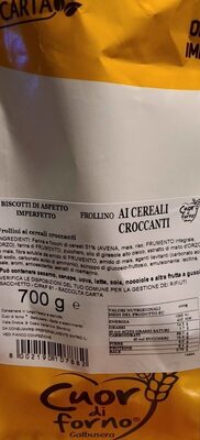 Frollino ai cereali croccanti